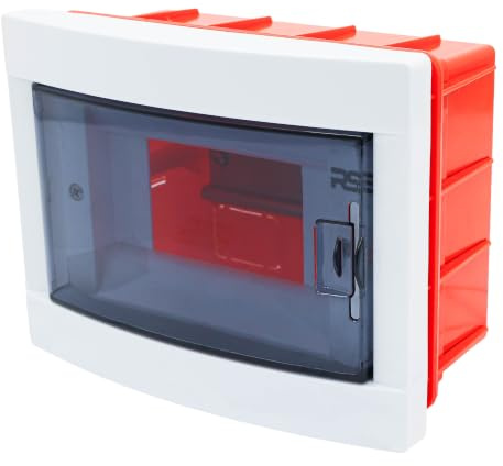 RSE Scatola di distribuzione a incasso con finestra IP20 IK10 1 fila 6 moduli/PLE (unità di spazio)