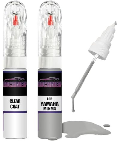 Per YAMAHA grigio chiaro opaco MLNM4 + Kit di riparazione touch up vernice e lacca