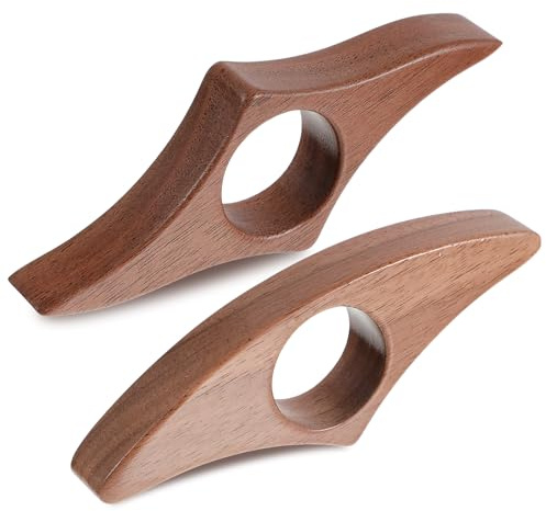 2 Stück Buchseitenhalter Daumen Natur Walnuss Buchseitenhalter Handgemachtes Lesezeichen Holz Lesen Zubehör Für Buchliebhaber Leseratten Und Lehrer