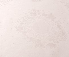 Rico Design 0,33m Damast - Rose - aus Heft 132 Tea Time mit Aidafeldern zum Besticken
