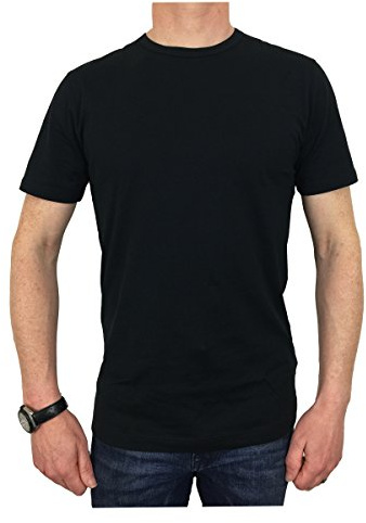 Sunspel Men?s Crew Neck T-Shirt ? Black - XXL