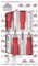 Stubai 354104 Set di Scalpelli con Manico in Plastica, 4 Pezzi
