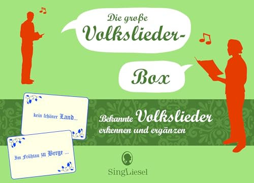 Das Volkslieder-Quiz. Bekannte Volkslieder erkennen und ergänzen. Das große Quiz-Spiel für Senioren. Rätsel-Spaß, Beschäftigung und Gedächtnistraining für Senioren. Auch bei Demenz.
