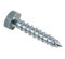 Diamwood - Tirefond bois tête hexagonale 8 x 80 mm Zingué - Boite de 100 pcs - DIAMWOOD TIR0808002B