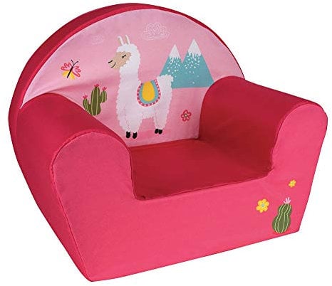 FUN HOUSE | Fauteuil Club Lama pour Enfants 12 Mois+ | Mousse Légère et Lavable | Dimensions 52 X 33 X 42 Cm | Licence Officielle | Origine France Garantie | Mobilier Bébé Garçon Fille
