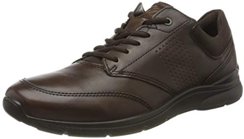 ECCO Men's Irving Sneakers Lace-Up, Brown Cocoa Brown Coffee, 11 UK