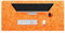Insun Mousepad aus Filz 2mm Dick Schreibtisch Unterlage Filzunterlage Antirutsch Modern Schreibtisch Matte rutschfest Orange 100x40cm