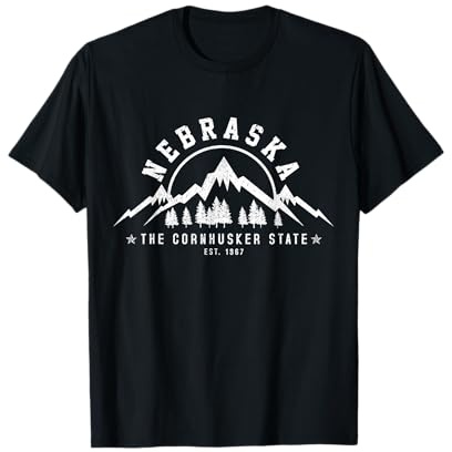 Nebraska - The Cornhusker State USA Amerika Souvenir T-Shirt