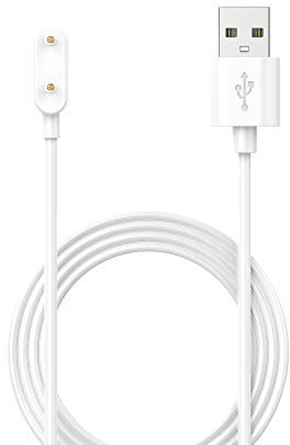 BoLuo Chargeur pour Huawei Watch Fit,100mm Câble Adaptateur de Câble de Charge USB Chargeur pour Huawei Band 6/Band 6 Pro/Huawei Children's Watch 4X/4X Pro/Honor Band 6/Honor Watch ES Watch (blanc)