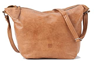 Biba Tasche für Damen aus echtem Leder, Umhängetasche Leather Utah Cream Out UTC2LO, Langen Griff, Reißverschluss, Echtes Rindsleder, Lederfarbe