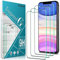 Slanku 3 pièces, Verre Trempé pour iPhone 11, XR Film Protection écran - 0,33mm HD Ultra Transparent, 9H Dureté, Anti-Rayures, Sans Bulles, Facile à Installer