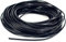 RUBY Environ 20m x 3mm Cordon Cuir pour Collier Véritable,Laniere Cuir Vintage Cordon Collier pour Pendentif,Lacet Cuir Rond Cordon pour Pendentif DIY Bijoux Style Antique(Le Noir couleur-3mm)