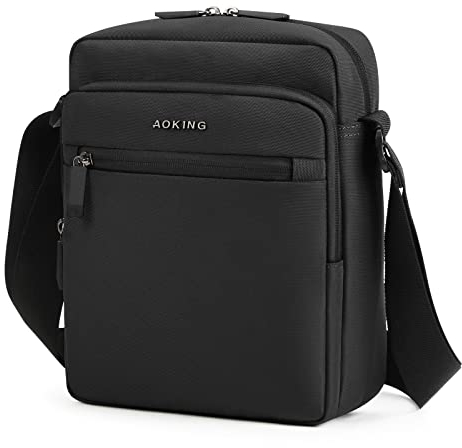 BAIGIO Herren Umhangetasche Cross Body Casual Messenger Bag Canvas Satchel fur Geldborse Handy Schlussel