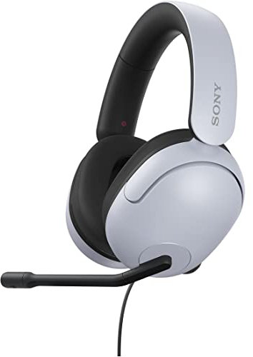 Sony Gaming Headset INZONE H3 MDR-G300: Wired/Stereoscopic/Low Latency/Long Time Use/Boom Microphone / PS5 Switch/Telework Compatible/EVO Japan 2023 Official Competition Gear/White