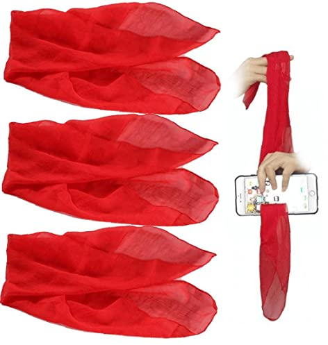 Lipfer 3 Sets Erstaunliche Zaubertricks Requisinen Seiden Durch Telefon Nahaufnahme Magic Show Für Professionelle Magier Gimmick