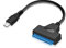 Câble de conversion USB C vers SATA pour disque dur SSD de 2,5, adaptateur USB de type C vers SATA de 23 cm avec UASP 5 Gbit/s pris en charge