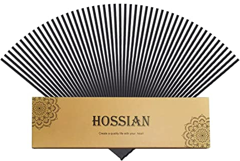 HOSSIAN Diffuser Sticks-7.87inch Oil Diffuser Sticks-50PCS Essential Oil Sticks (Schwarz)