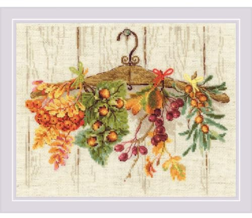 RIOLIS Counted Cross Stitch Kit 11.75X9.5-Gifts Of Autumn (14 Count)