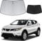 Opaltool Parasol Coche Delantero Plegable Repuesto para N-issan Qashqai J11 2016-2023, Coche Sol Sombra Bloquea los Rayos UV en el Interior del Parasol Protector