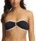 Seafolly Damen Bandeau-Bikinioberteil mit Ring vorne Bikini, Beach Bound Black, 40