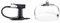 PolyScience The Smoking Gun Pro Sage Kommerzielles Induktionskochsystem, 1 kg, Schwarz & Lacor 61816 Magic Food Smoker Bell, Glas