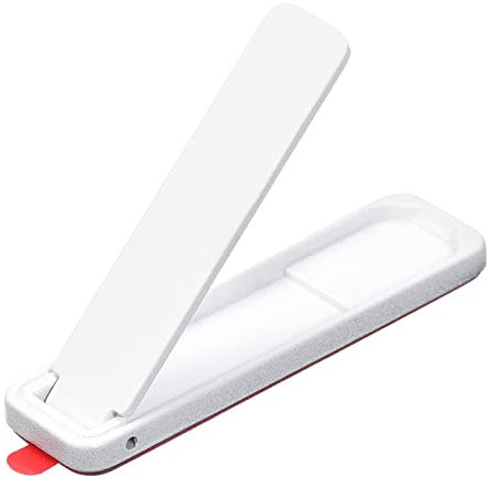 sourcing map Ultra-Thin Phone Stands, Horizontal & Vertical Desk Stand, Stick on Portable Phone Stand for Most Smartphones, Phone Cases, Tablets, White