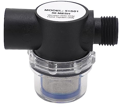 Wasserpumpensieb 1/2 Zoll 14 Innengewinde Inline-Sieb Twist-On-Sprühfilter für Wasserpumpe RV Marine 50-Mesh-Sieb Wassersieb für Rohrleitung Sedimentfilter