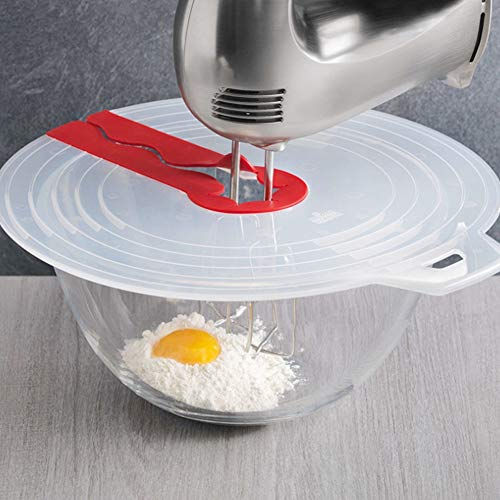 Tapa de Batidora de Mano Splter 34 × 31 × 1, Tapa Antisalpicaduras, Antiderrames, Protector de Pantalla para Cuenco, Batidor, Herramienta de Cocina