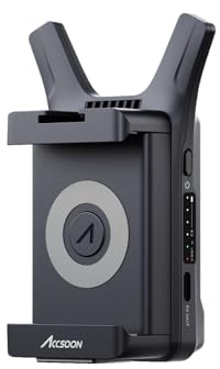 Accsoon CineView Nano HDMI Transmitter, 5G Wireless HDMI 1080P60 Video Transmitter, 500FT/150M Range 60ms Latency, Support iOS/Android 4 Devices Monitoring, Compatible with Gimbal Stabilizer RS2/RS3