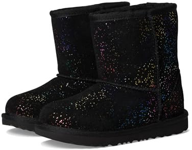 UGG Classic II Shimmer Sky, Stivali alla Moda, Nero Arcobaleno Metallico, 36 EU