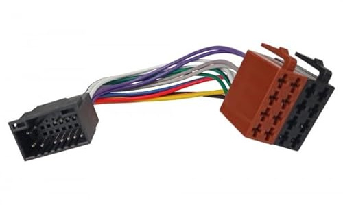 sound-way Adaptador de Conector de Cable ISO Universal para autoradio Android 16 Pin Hembra inverso