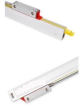 Digitale lineare Skala genau Linear Lineal Linear Scale 5U 5V TTL for Drehmaschinen CNC-Maschinen 50 100 450 550 600 700 750 950MM für Fräsmaschinen, Drehmaschinen, Montagezubehör(450mm)