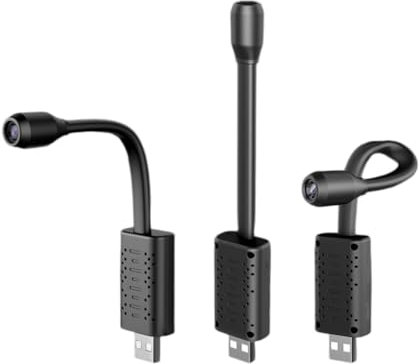 JUCHRZEY HD 1080P Mini WiFi Cámara Espía Cámara de Vigilancia IP Monitoreo Remoto en Vivo Cámara de Seguridad IP Portátil Detección de Movimiento Cámara de Niñera de Seguridad Visión Nocturn