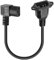 MEIRIYFA 90 Grad C13 auf C14 Netzteil Adapter Kabel, IEC 320 C13 3 Pin Buchse auf C14 3 Pin Stecker PDU Netzteil Verlängerungskabel für Computer, Monitore - 40CM (C14 to Left C13)