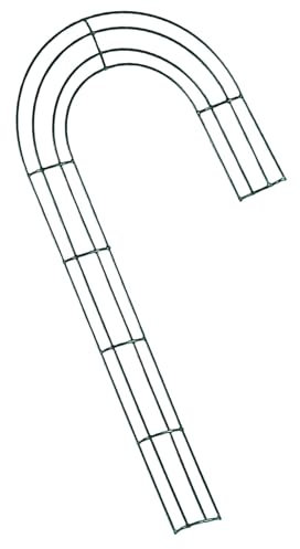 Misaakoeq Wire Wreath Frame | Metal Candy Cane Wreath Forms | Flower Wreath Frames, Christmas Front Door Wreath, Wreath Wire Frame for Holidays Events