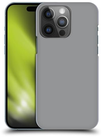 Head Case Designs Blau Blockfarben Harte Rueckseiten Handyhülle Hülle Huelle kompatibel mit Apple iPhone 14 Pro