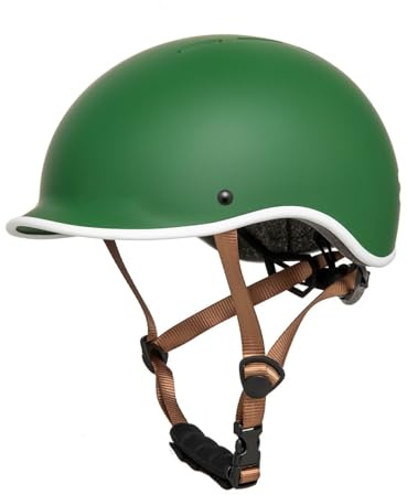 Deutscher Vintage-Motorradhelm, Retro-Jethelm für Erwachsene Männer, ECE/DOT-Zulassung, Halbschalen-Motorradhelm, Motorradhelm, für Cruise Bicycle Scooter I,56-61CM