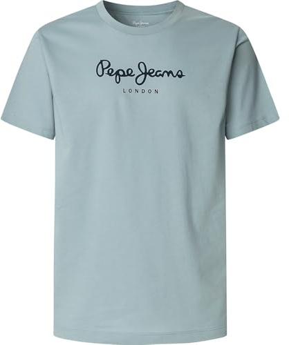 Pepe Jeans Eggo N Camiseta para Hombre, Fade Blue, S, Fade Blue, S