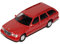 Mercedes-B E-Klasse W124 E320 T-Modell Kombi Rot 1984-1997 H0 1/87 Herpa Modell Auto