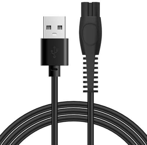 5V Cable for Philips One Blade Charger,Compatible with QP2724, QP2824,QP2734,QP2834,MG5910,MG9520,S3145,S7885,S7887,S5884,X3053,X3001,X5004,X5012, Durable, Portable(INPUT VOLTAGE:5V)