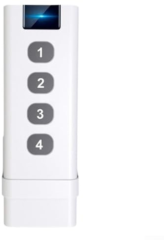 Zigbee Scene Switch 4 touches pour Smart Home, télécommande sans fil 12 modes pour application Tuya, interrupteur mural à bouton blanc