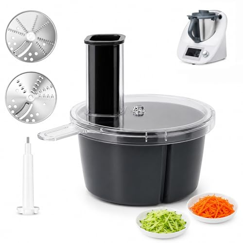 Gemüseschneider für Thermomix TM5 TM6, mit 2 Edelstahlklingen
