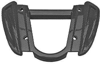 TNT Verkleidung Haltegriffe Soziusabdeckung kompatibel mit Yamaha Aerox 50 | Carbon-Look, Kunststoff kompatibel mit MBK Nitro 50 ab Bj. 1999, MBK Nitro 50 Cat ab Bj. 2003, Yamaha Aerox 100 2-Takt