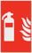 Metafranc Hinweisschild Symbol: Feuerlöscher - 300 x 200 mm / Beschilderung / Infoschild / Feuerlöscher / Erste-Hilfe-Kennzeichnung / Sicherheitsmarkierung / Gewerbekennzeichnung / 500310