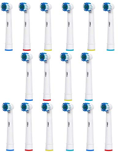 im77r 16 Ersatzteile elektrischen Bürste Kompatibel braun Oral-B, Vitaly Precision Clean, White Clean, Sensitive Clean, Professional Care, Modell eb-17a / sb-17a (4kits X 4PCS)
