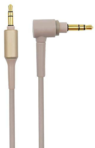Aiivioll Replacement WH-1000XM5 Headphone Aux Audio Cable Cord for Sony WH-1000XM4 WH-1000XM3 MDR-XB950BT MDR-1000X WH-1000XM2 WH-CH510 WH-CH700N MDR-100ABN MDR-1A Wireless Headphones(Glod/4.9ft)