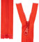Teilbarer Reißverschluss, 2 Stück, 60 cm Schienenlänge, Dunkel-Rot, 1-Weg offenes Ende #5, 5,75 mm Schienenbreite, 34 mm Bandbreite, Ersatz Reissverschluss Kunststoff, Kunststoffreissverschluss # 5