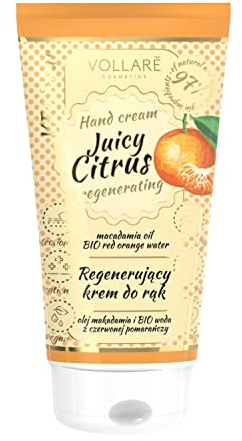 Vegane Handcreme | Reichhaltige Creme für trockene & strapazierte Haut | 97% aus natürlichen Inhaltsstoffen |Made in Europa| Naturkosmetik für alle Hauttypen (Macadamia & Orange, 1 Stück)