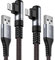 i Phone Ladekabel Ligtning Kabel [2Stück 2M],SWECENT 90 Grad Winkel Ligtning Schnellladekabel kompatibel für i Phone 14/13/11/XS/XS Max/XR/X/8/8 Plus/7/7 Plus/ 6s/6s Plus/6/6 Plus/SE/iPad Mini/Air/Pro
