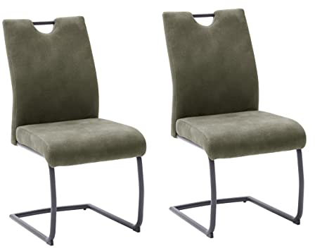 Robas Lund ACROMA Esszimmerstühle Set, Olive, 49x98x63